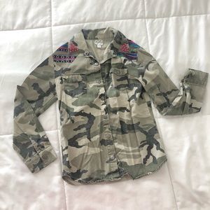 Disney D-Signed collection camo embellished top